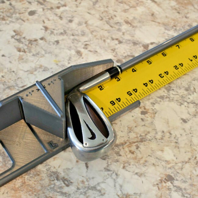 Golf Club Length & Swing Weight Balance Fitting Tool - Use Any Ruler or Tape