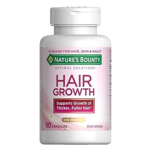 (4 PACK) Nature Made Hair Growth Softgels Lustriva EXP. 09/2027 -Nib ☆ 120 Total