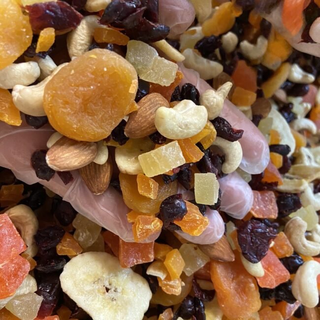 Tropical Healthy Fruit and Nut Hot Mix Resealable Bag Always Fresh by AgroSun