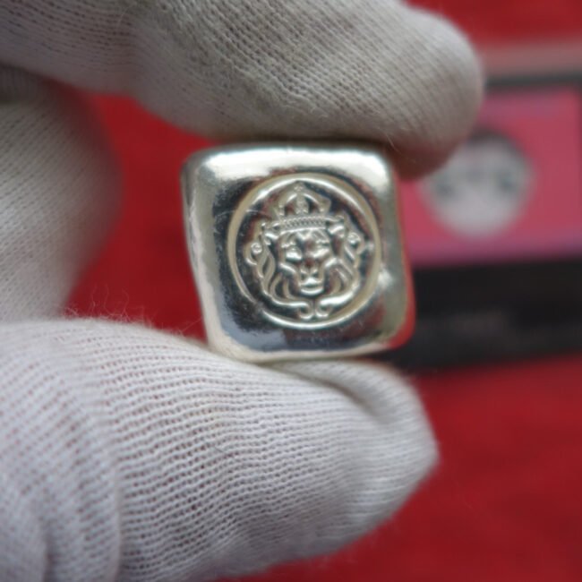 🔥Rare Scottsdale Square Hand Poured Laser Engraved S/N 1 Oz. .999 Fine Silver‼️