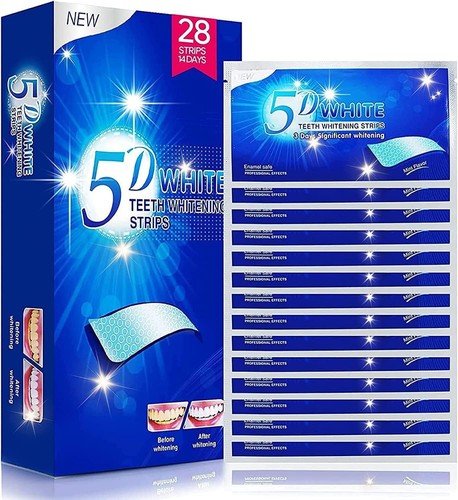 Teeth Whitening Strips | 28 Pcs | Sensitive Teeth | Fast Whitening (14 Treatment