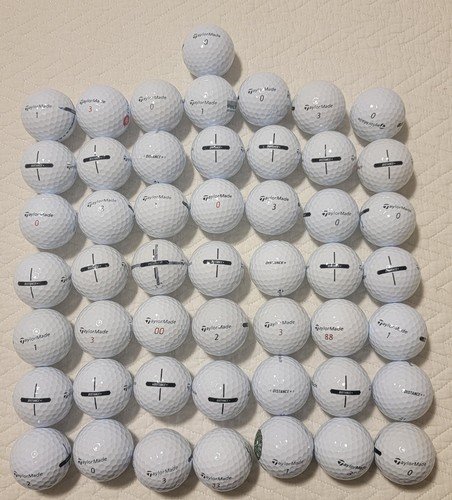 100 Taylormade Distance White 5A/4A Near Mint Used Golf Balls.