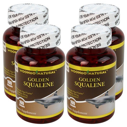 4 x Golden Squalene 1000 mg 100 SGels