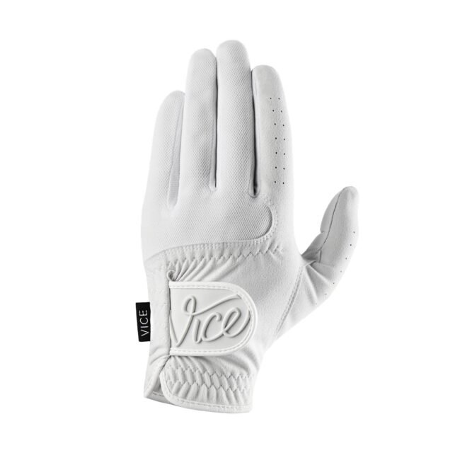 VICE Golf Duro White | Glove | Features: Highly Durable Left - M, WHITE