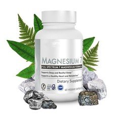 （1-3 PACK）Magnesium 7 supplemental, Natural Magnesium Capsules for Sleep Support