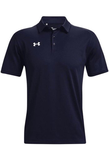 Under Armour Navy Blue Mens Tech Golf Polo Shirt Midnight Navy Medium