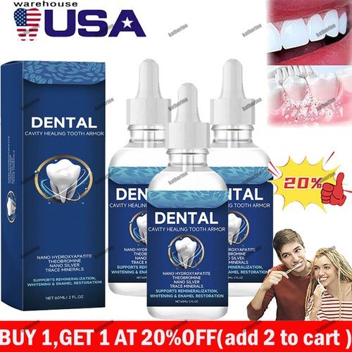 1-3PACK 60ml Tooth care solution Cavity Healing Tooth Armor NEW HOT ~US