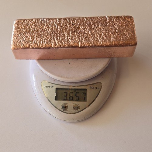 Copper Bar 99% pure 3 LB