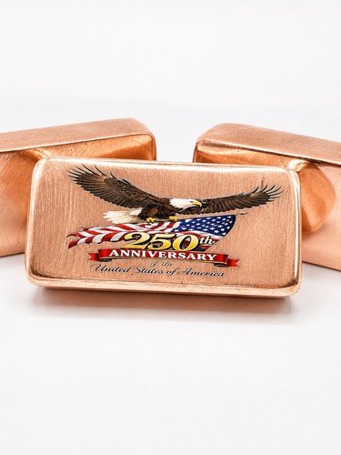 🇺🇸 BNBULLION Exclusive – USA 250th Anniversary Comm 1lb Copper Bar