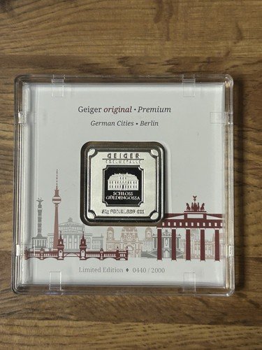 🔥Geiger Berlin 20 Gram Silver ! Limited Mintage  Only 2,000 Random Serial#