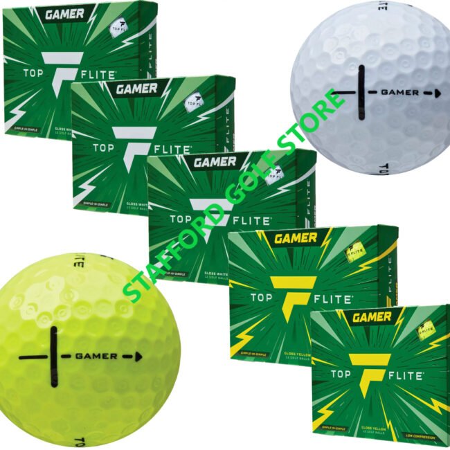 Top Flite 2024 Gamer Golf Balls Choose Color Pack