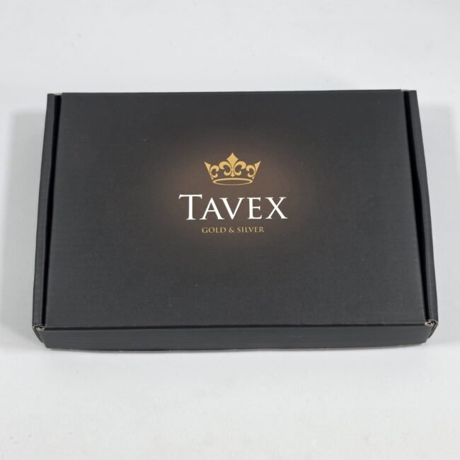 Tavex Gold And Silver Empty Cardboard Storage Case