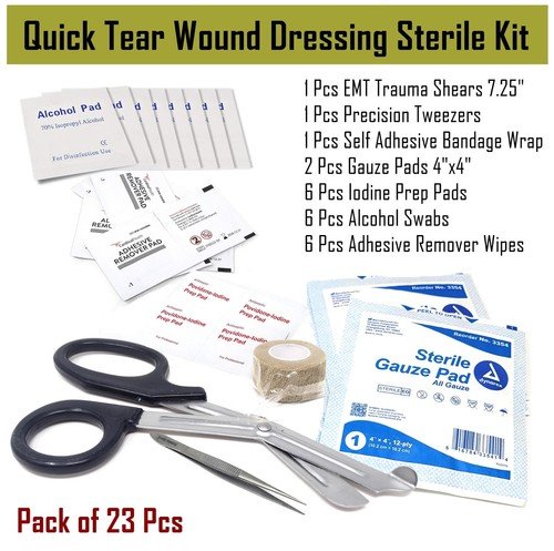 Wilderness First Aid Medic Kit Trauma Emergency Survival Basic Medical Supplies