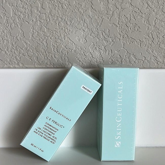 SkinCeuticals CE Ferulic Vitamin C Serum Pack of 2 1oz 15% L-Ascorbic Acid