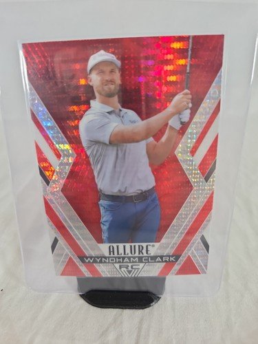 Wyndham Clark 2026 Upper Deck Allure Golf Red Tees Parallel SP #45 Rookie RC