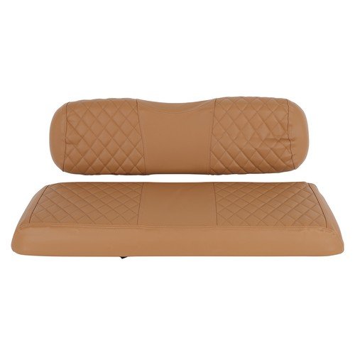 Universal Brown Vinyl Staple Golf Cart Seat Covers Durable