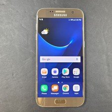 SmartPhone Samsung Galaxy S7 G930F/DS Dual-SIM Factory Unlocked 32GB Good GOLD