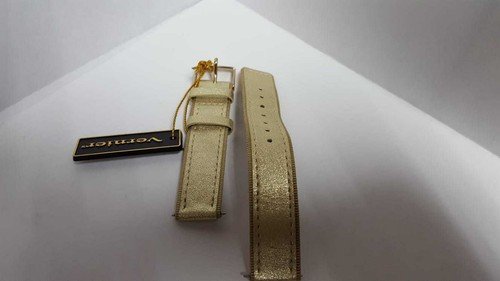 Vernier Shiny 18mm Watch Bands Comes In Silver and Gold With Spring Bars