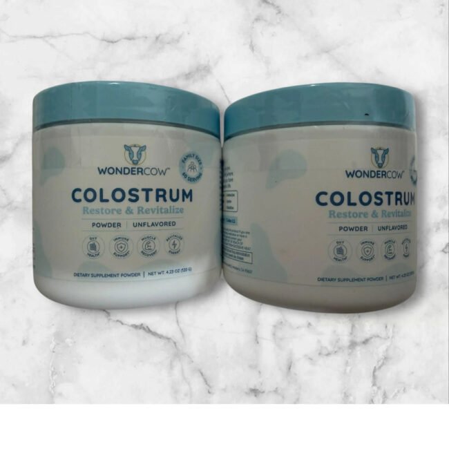 2 JARS Wondercow Colostrum Powder Gut Health Immun Support Recovery 60 Servings