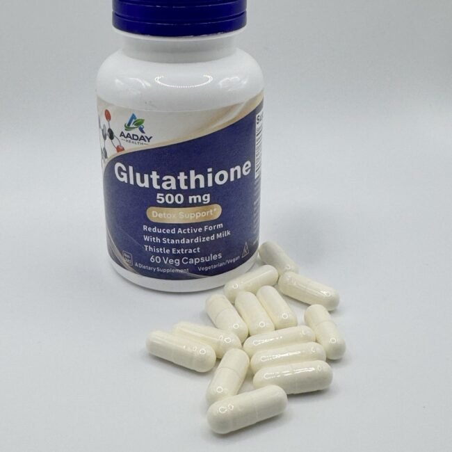 AADAY Health+ Glutathione 250 mg 60 Veg Capsules | Liver support