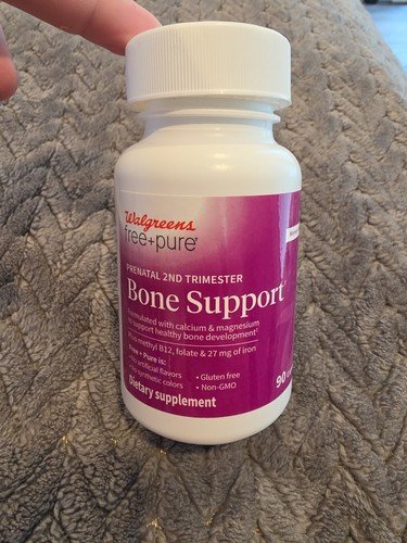 (BB 09/27) Walgreens Free+pure Prenatal 2nd Trimester Bone Support Caps - 90 ct.