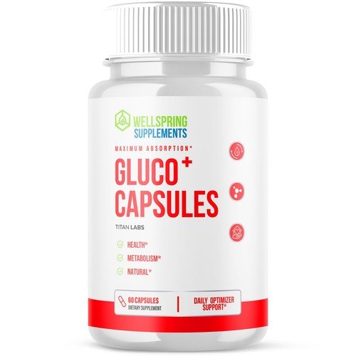 (1 Pack) Gluco+ Advanced Blood Health Support Supplement Gluco Plus 60 Capsules