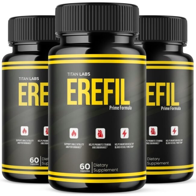 (3 Pack) Erefil Advanced Male Health Support Vitamin Supplement Ere Fil 180 Caps