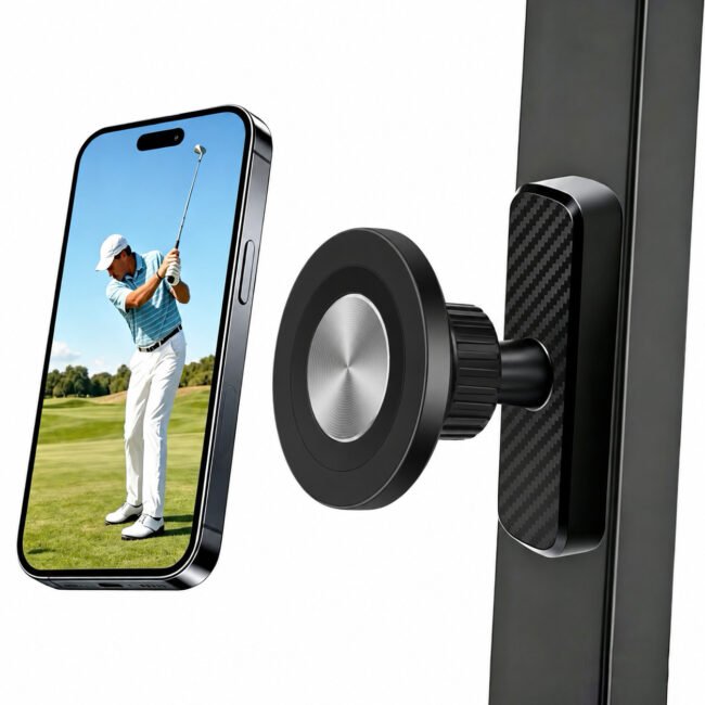 Strong Magnetic Phone Holder for Gym Golf Cart 360 Rotation MagSafe Phone Holder