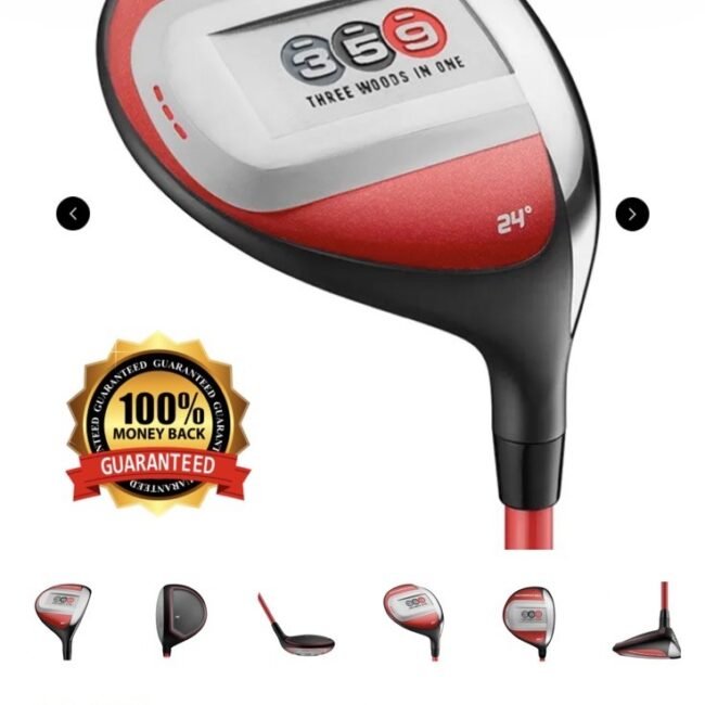Performance Golf 359, 24-Degree 65 Grams Stiff Right Handed Driver