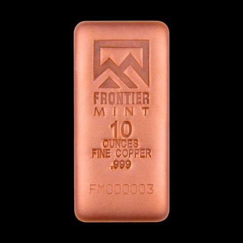 1 kg .999 Fine Copper Bullion Bar Ingot Cu Periodic Table Design