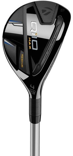 Left Hand TaylorMade Qi10 MAX Rescue 23* 4H Hybrid Reg Fuji Speeder NX TCS 50 VG