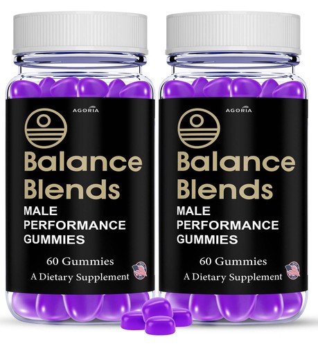 (2 Pack) Balance Blends Advanced Male Support Supplement BalanceBlends Gummies