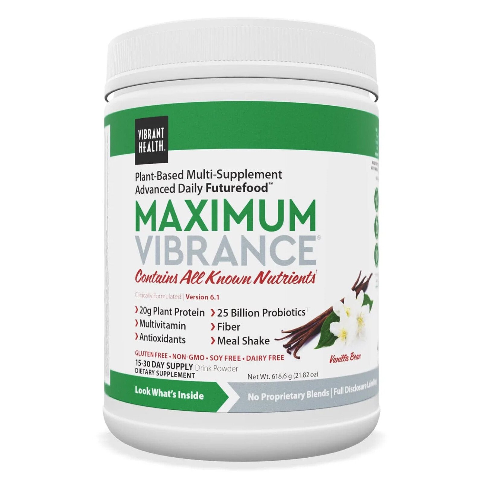 Vibrant Health Maximum Vibrance 22.1 oz Vanilla